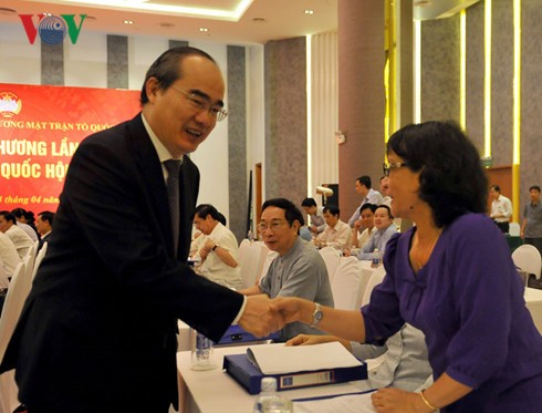 National Assembly Standing Committee, National Electoral Council work in Vung Tau - ảnh 1